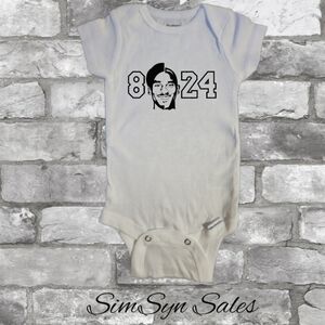 Kobe Bryant Baby Onesie 0-3 Months Unisex One-Piece Bodysuit Brand New